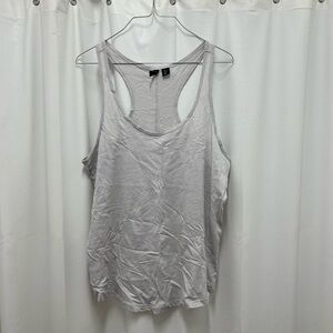 Cynthia Rowley Light Gray Tank Top